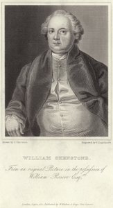 Portræt af William Shenstone af English School