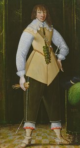 Portræt af en royalistisk kavaleriofficer, ca. 1640 (olie på kobber)