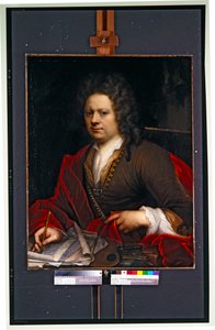 Portræt af en kunstner af English School