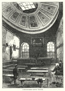 Portsburgh Court House (gravering) af English School