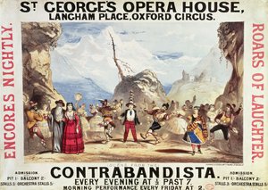 Plakat, der reklamerer for St.Georges operahus