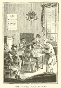 Pottehuspolitikere (træsnit) af English School