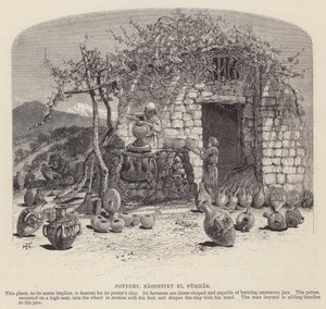 Keramik, Rasheiyet el Fukhar (gravering) af English School