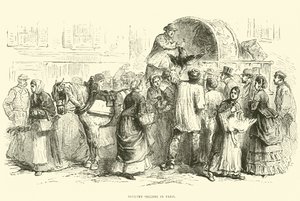 Geflügelverkäufer in Paris, Oktober 1870