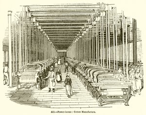 Power-Looms: Bomuldsfremstilling af English School