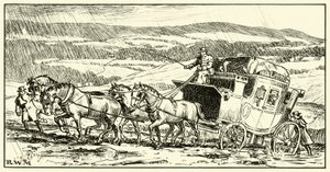 Pre-Macadam Road (blæk på papir) af English School