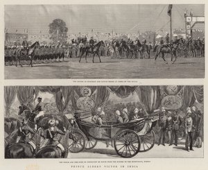 Prins Albert Victor i Indien (gravering) af English School