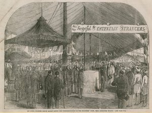 Prins Albert lægger grundstenen til de fremmedes hjem af English School