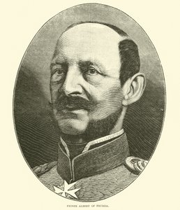 Prins Albert af Preussen, oktober 1870 af English School
