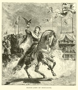 Prins John af Mortaigne af English School
