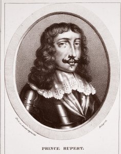 Prins Rupert, fra en gammel gravering, tilskrevet Delaporte, graveret af de Ducarme af English School