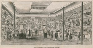 Hovedværelse i Suffolk Street Gallery af English School