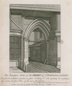 Priory of St Bartholomews, Smithfield af English School