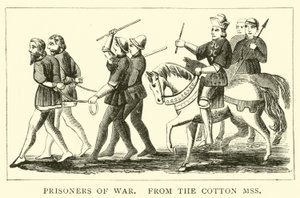 Krigsfanger, fra Cotton Ms af English School
