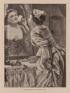 Private Theatricals, "The Finishing Touch" (gravering) af English School