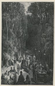 Procession ved Holland House, Middlesex af English School