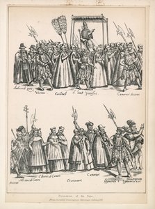 Procession af paven af English School