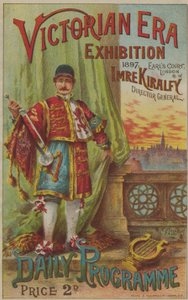 Program for Victorian Era Exhibition, 1897, ved Earls Court af English School