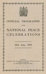 Program for de nationale fredsfester af English School