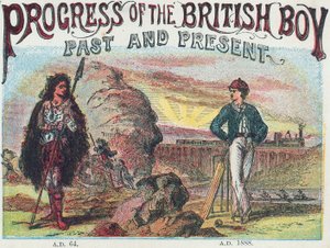 Fortschritt des britischen Jungen