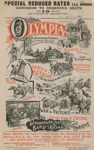 Reklameplakat for Olympia, 28. marts 1896