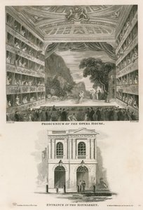 Proscenium for det italienske operahus (Hendes Majestæts Teater) af English School