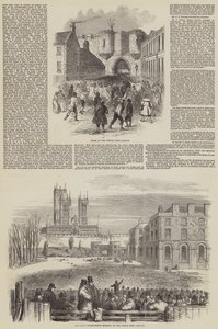 Protektionistmøde i Lincoln (gravering) af English School