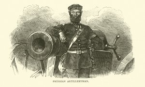 Preussisk artillerist, september 1870 af English School