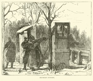 Preußischer Außenposten, September 1870 von English School