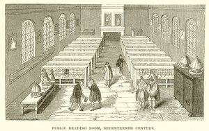 Öffentlicher Lesesaal, 17. Jahrhundert