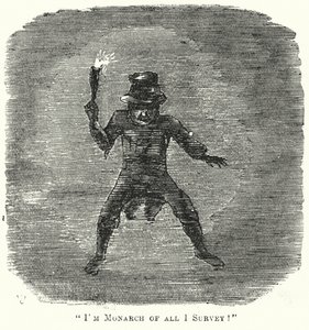 Punch tegneserie: Jeg er Monarch of All I Survey! (gravering) af English School