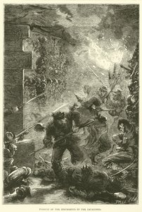 Forfølgelse af oprørerne i katakomberne, maj 1871 af English School