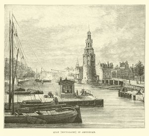 Kaj (Houtgracht) i Amsterdam af English School