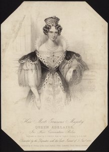 Dronning Adelaide af Det Forenede Kongerige af English School