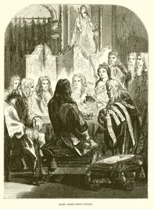 Queen Annes Privy Council af English School