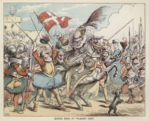 Königin Bess und Tilbury Fort von English School