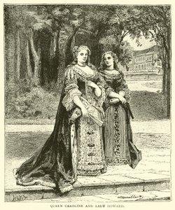 Dronning Caroline og Lady Howard af English School