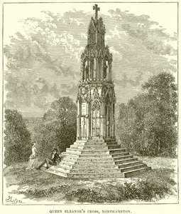 Queen Eleanors Cross, Northampton af English School