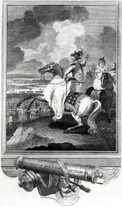 Dronning Elizabeth i lejren i Tilbury, 1811 af English School