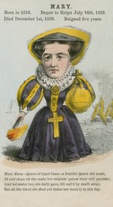 Queen Mary (akvatinte) af English School