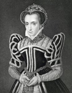 Queen Mary (gravering) af English School