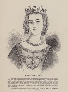 Dronning Merovee (kobberstik) af English School
