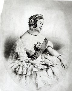 Dronning Victoria (1819-1901) af English School