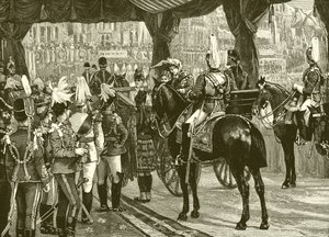 Dronning Victoria, Jubilee, Westminster Abbey, træner, heste af English School