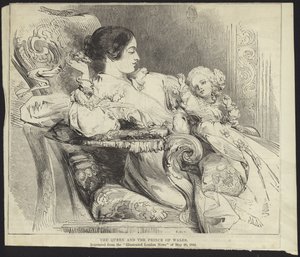 Dronning Victoria og Prinsen af Wales af English School