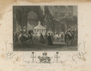 Dronning Victorias første besøg i byen, 9. november 1837 af English School