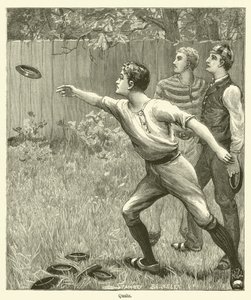 Quoits (gravering) af English School