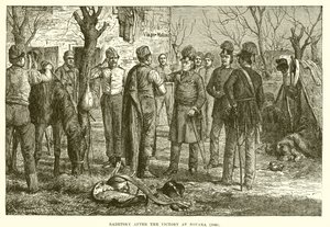 Radetsky efter sejren ved Novara (1849) af English School