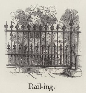 Gelænder (gravering) af English School