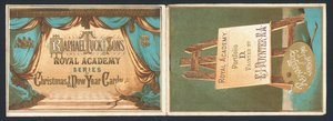 Raphael Tuck & Sons Royal Academy-serie af jule- og nytårskort af English School